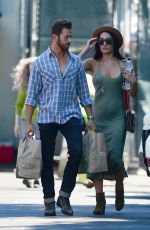 NIKKI BELLA and Aartem Chigvintsev Out Shopping in Los Angeles 06/30/2019