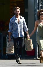 NIKKI BELLA and Aartem Chigvintsev Out Shopping in Los Angeles 06/30/2019