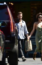 NIKKI BELLA and Aartem Chigvintsev Out Shopping in Los Angeles 06/30/2019