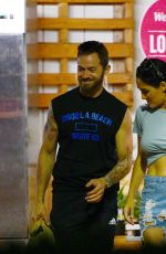 NIKKI BELLA and Artem Chigvintsev Out Shopping in Los Angeles 07/22/2019