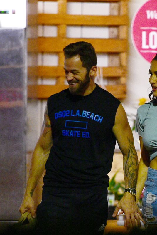 NIKKI BELLA and Artem Chigvintsev Out Shopping in Los Angeles 07/22/2019