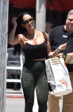 NIKKI BELLA Shopping at West Elm in West Hollywood 07/27/2019