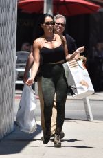 NIKKI BELLA Shopping at West Elm in West Hollywood 07/27/2019