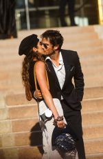 NIKKI REED and Ian Somerhalder Arrives at Armani Fashion Show at Paris Haute Couture Week 07/02/2019