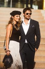 NIKKI REED and Ian Somerhalder Arrives at Armani Fashion Show at Paris Haute Couture Week 07/02/2019