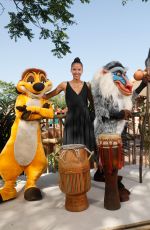 NOEMIE LENOIR at Jungle Book Jive Photocall at Lion King Festival at Disneyland Paris 06/29/2019