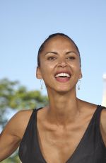 NOEMIE LENOIR at Jungle Book Jive Photocall at Lion King Festival at Disneyland Paris 06/29/2019