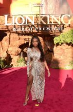 NORMANI KORDEI at The Lion King Premiere in Hollywood 07/09/2019