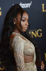 NORMANI KORDEI at The Lion King Premiere in Hollywood 07/09/2019