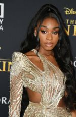 NORMANI KORDEI at The Lion King Premiere in Hollywood 07/09/2019