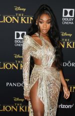NORMANI KORDEI at The Lion King Premiere in Hollywood 07/09/2019