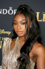 NORMANI KORDEI at The Lion King Premiere in Hollywood 07/09/2019