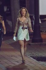 OLIVIA WILDE on the Set of The Ballad of Richard Jewell at Centennial Olympic Park in Atlanta 07/24/2019