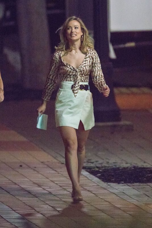 OLIVIA WILDE on the Set of The Ballad of Richard Jewell at Centennial Olympic Park in Atlanta 07/24/2019