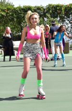 PEYTON ROI LIST at a Roller Skating Party in Malibu 06/30/2019