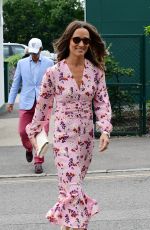 PIPPA MIDDLETON Arrives at 2019 Wimbledon Tennis Championship in London 07/14/2019
