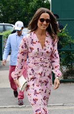 PIPPA MIDDLETON Arrives at 2019 Wimbledon Tennis Championship in London 07/14/2019