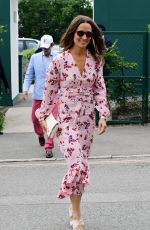 PIPPA MIDDLETON Arrives at 2019 Wimbledon Tennis Championship in London 07/14/2019