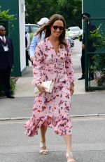 PIPPA MIDDLETON Arrives at 2019 Wimbledon Tennis Championship in London 07/14/2019