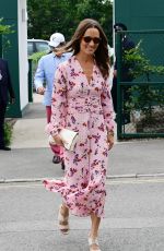 PIPPA MIDDLETON Arrives at 2019 Wimbledon Tennis Championship in London 07/14/2019