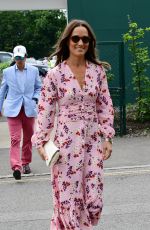PIPPA MIDDLETON Arrives at 2019 Wimbledon Tennis Championship in London 07/14/2019
