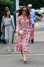 PIPPA MIDDLETON Arrives at 2019 Wimbledon Tennis Championship in London 07/14/2019