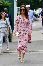PIPPA MIDDLETON Arrives at 2019 Wimbledon Tennis Championship in London 07/14/2019