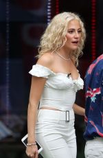 PIXIE LOTT Serving Ice Cream on The One Show in London 07/25/2019