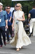 POPPY DELEVINGNE at Wimbledon 2019 Tennis Championships in London 07/08/2019