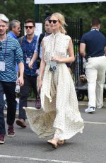 POPPY DELEVINGNE at Wimbledon 2019 Tennis Championships in London 07/08/2019