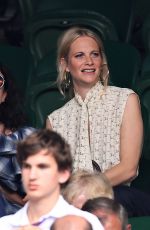 POPPY DELEVINGNE at Wimbledon 2019 Tennis Championships in London 07/08/2019