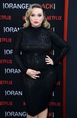 Pregnant AMANDA FULLER at Orange is the New Black Final Season Premiere in New York 07/25/2019