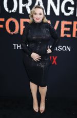 Pregnant AMANDA FULLER at Orange is the New Black Final Season Premiere in New York 07/25/2019