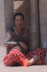 Pregnant AMBER ROSE and Alexander Edwards Out in Los Angeles 07/07/2019