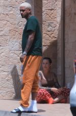 Pregnant AMBER ROSE and Alexander Edwards Out in Los Angeles 07/07/2019