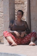 Pregnant AMBER ROSE and Alexander Edwards Out in Los Angeles 07/07/2019