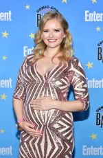 Pregnant ANDREA BROOKS at Entertainment Weekly Party at Comic-con in San Diego 07/20/2019