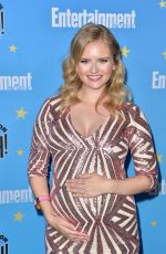 Pregnant ANDREA BROOKS at Entertainment Weekly Party at Comic-con in San Diego 07/20/2019