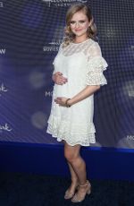 Pregnant ANDREA BROOKS at Hallmark Movies & Mysteries 2019 Summer TCA Press Tour in Beverly Hills 07/26/2019