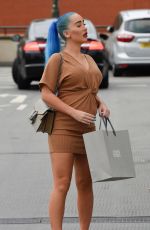 Pregnant HELEN BRIGGS and Chet Johnson Out in Manchester 07/10/2019