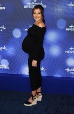 Pregnant ITALIA RICCI at Hallmark Movies & Mysteries 2019 Summer TCA Press Tour in Beverly Hills 07/26/2019