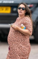 Pregnant LACEY TURNER Out Shopping in London 07/09/2019