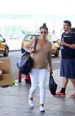 Pregnant SHAY MITCHELL at Airport in Barcelona 07/12/2019