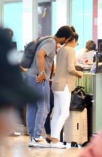 Pregnant SHAY MITCHELL at Airport in Barcelona 07/12/2019