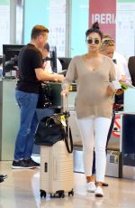 Pregnant SHAY MITCHELL at Airport in Barcelona 07/12/2019