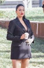 Pregnant SHAY MITCHELL on the Set of a Photoshoot in Barcelona 07/10/2019