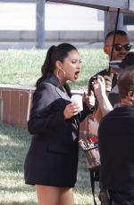 Pregnant SHAY MITCHELL on the Set of a Photoshoot in Barcelona 07/10/2019