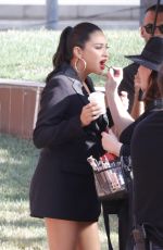 Pregnant SHAY MITCHELL on the Set of a Photoshoot in Barcelona 07/10/2019