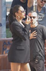 Pregnant SHAY MITCHELL on the Set of a Photoshoot in Barcelona 07/10/2019
