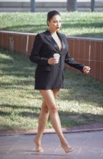 Pregnant SHAY MITCHELL on the Set of a Photoshoot in Barcelona 07/10/2019